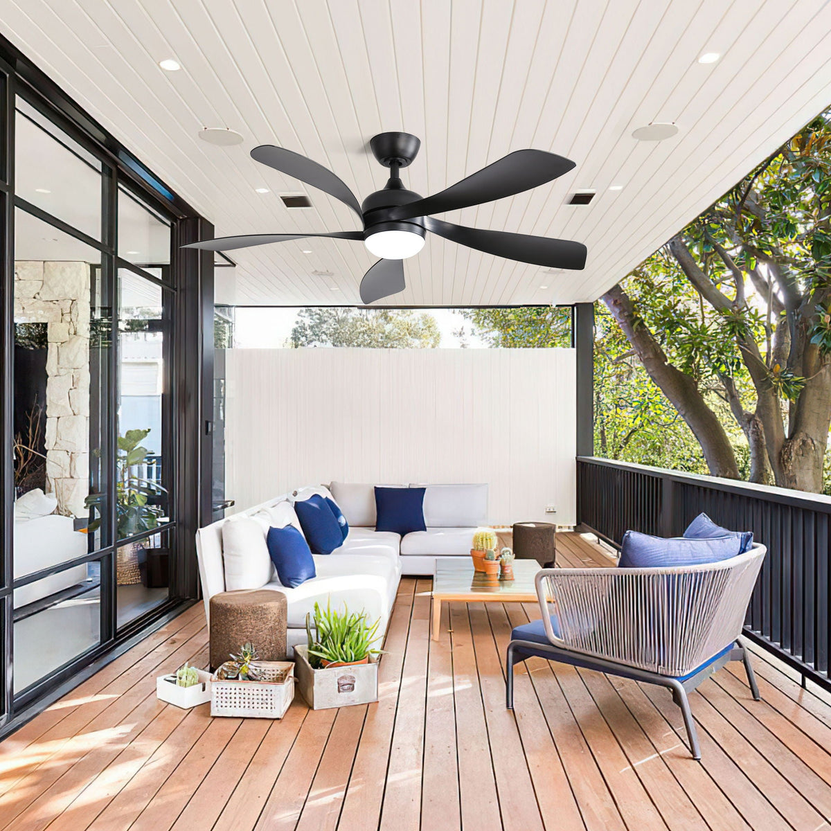45-Inch Ceiling Fan with DC Motor and Integrated Light - view 5