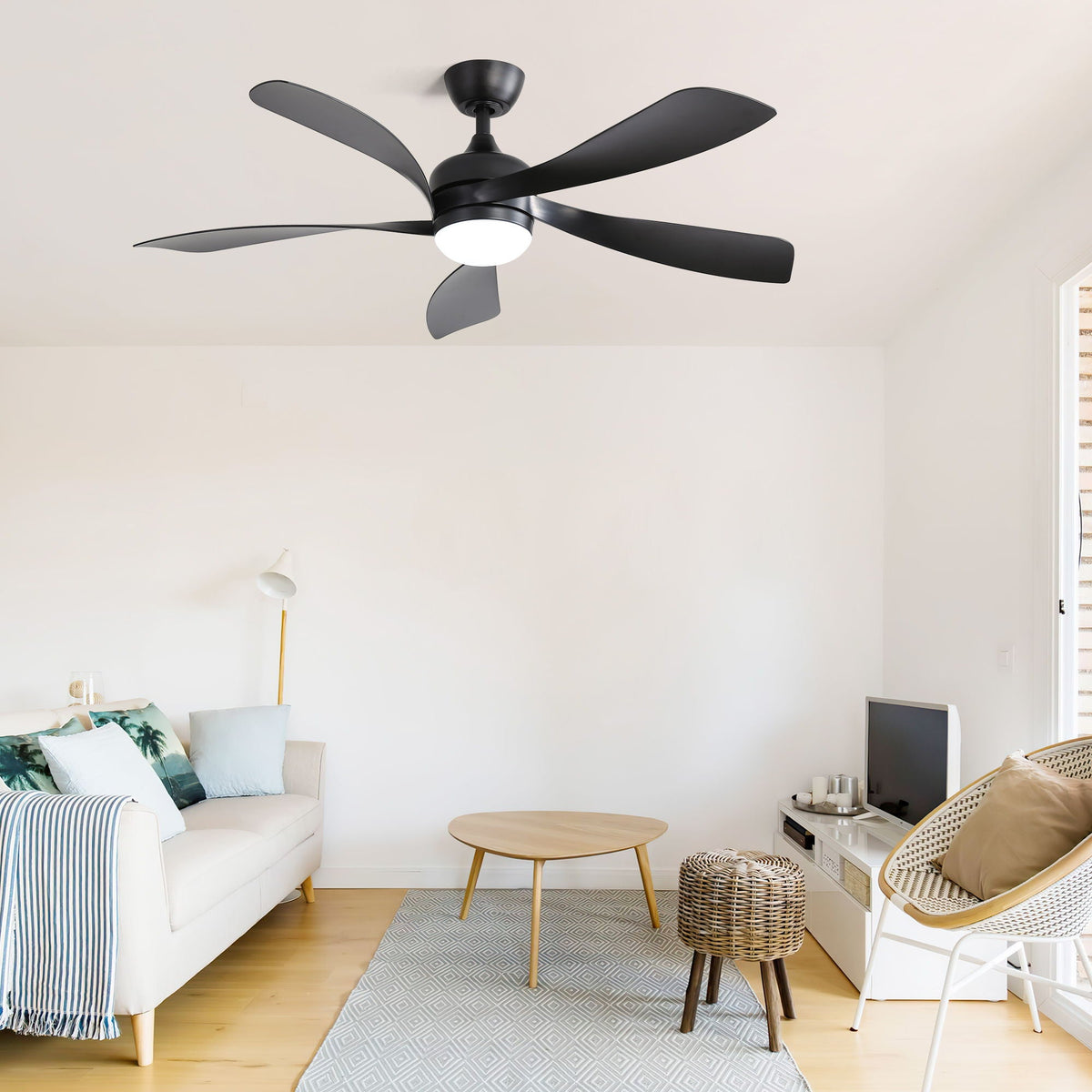 45-Inch Ceiling Fan with DC Motor and Integrated Light - view 6