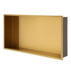 Stainless Steel Shower Niche With Seamless Design For Bathroom Storage
