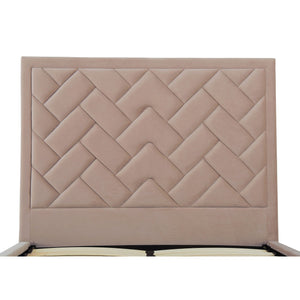 Crosby - Bed With Upholstered Headboard And Slats