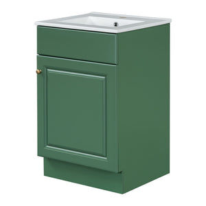 Bathroom Vanity With Sink, Cabinet With Adjustable Shelf