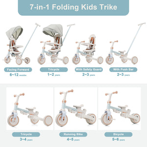 7 In 1 Baby Tricycle