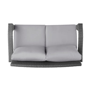 Honolulu - Loveseat - Gray / Silver