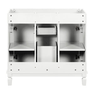 Bathroom Vanity Cabinet With 2 Soft Closing Doors And 2 Drawers