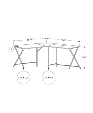 Computer Desk, Home Office, Corner, L Shape, Laptop, Contemporary / Modern - Best Buy Furniture