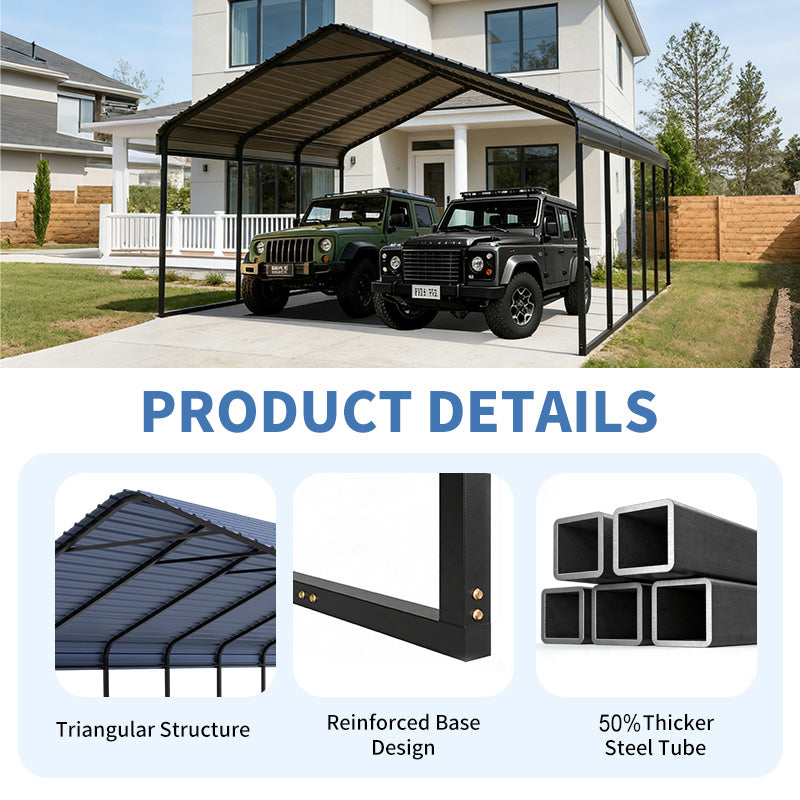 Heavy Duty Carport 20 x 20 Shelter