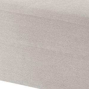 Candor - Ottoman Upholstered Footrest - Beige / Gray