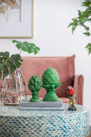Helsa Blooming Artichoke Accent - Small Green
