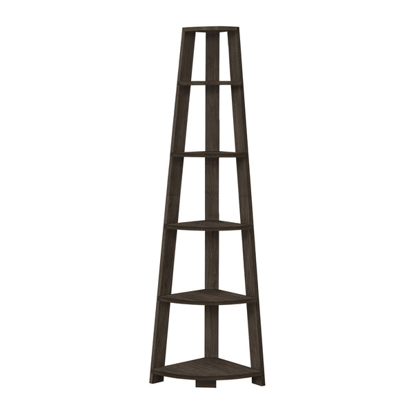 Bookshelf, Bookcase, Etagere, Corner, 5 Tier, For Office, Contemporary & Modern - Oak - Best Buy Furniture