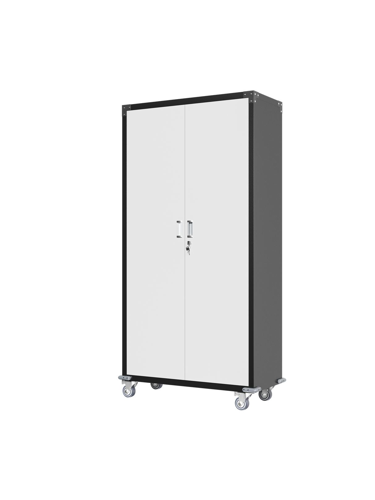 Garage Storage Cabinets with Locking Doors and 4 Adjustable Shelves