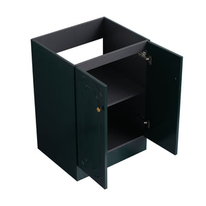 Modern Freestanding Bathroom Vanity With Soft Close Cabinet Doors