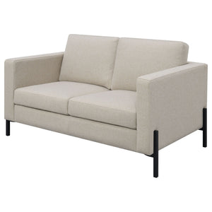 Dulcie - Loose Back Loveseat - Oatmeal