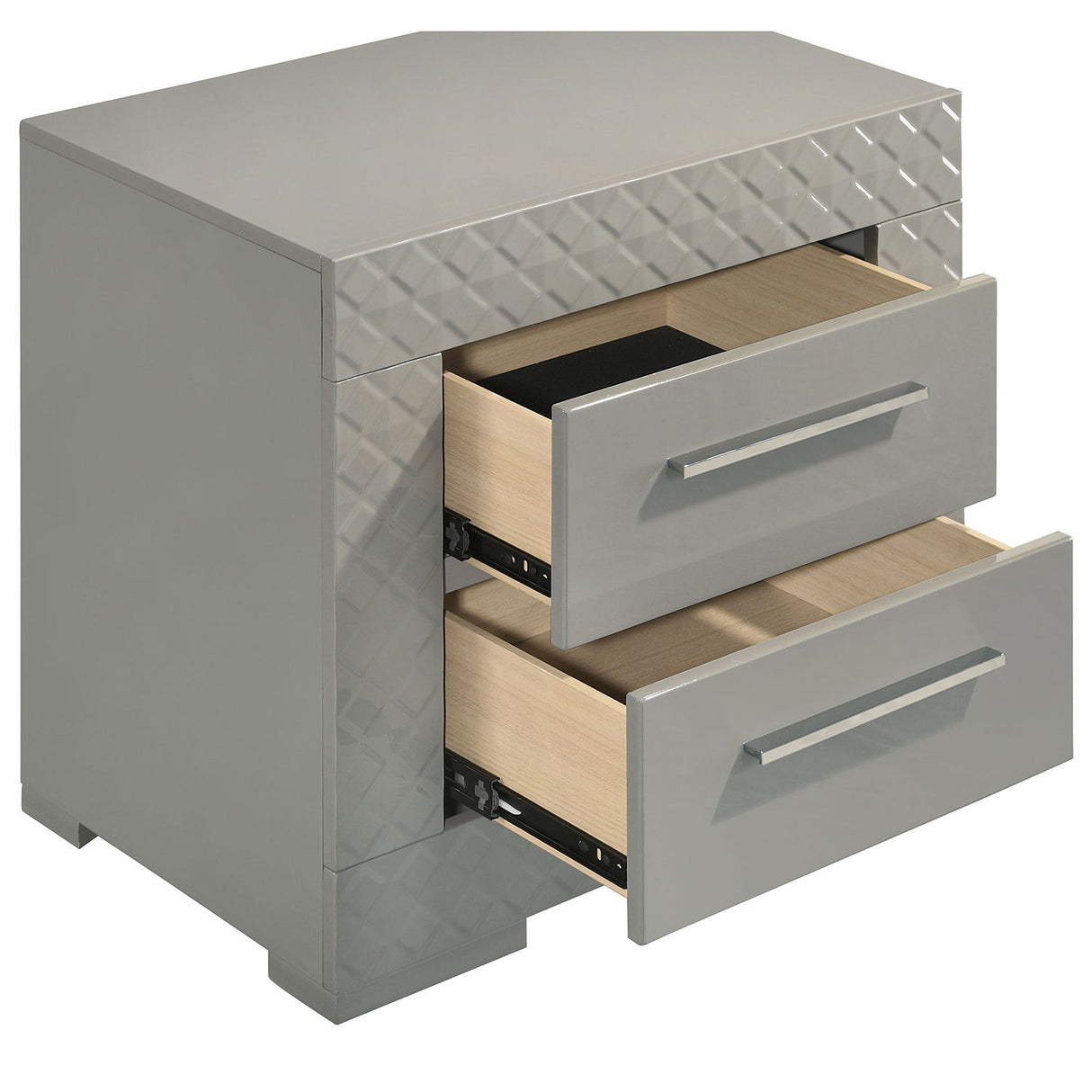Pierce - 4 Piece Bedroom Set With LED Lighting