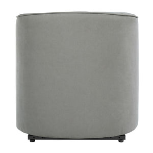 Power Lift Recliner Barrel Shape Reclining Chair With Footrest And Side Pocket