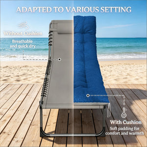 Cozy Outdoor Lounge Chairs Set of 2