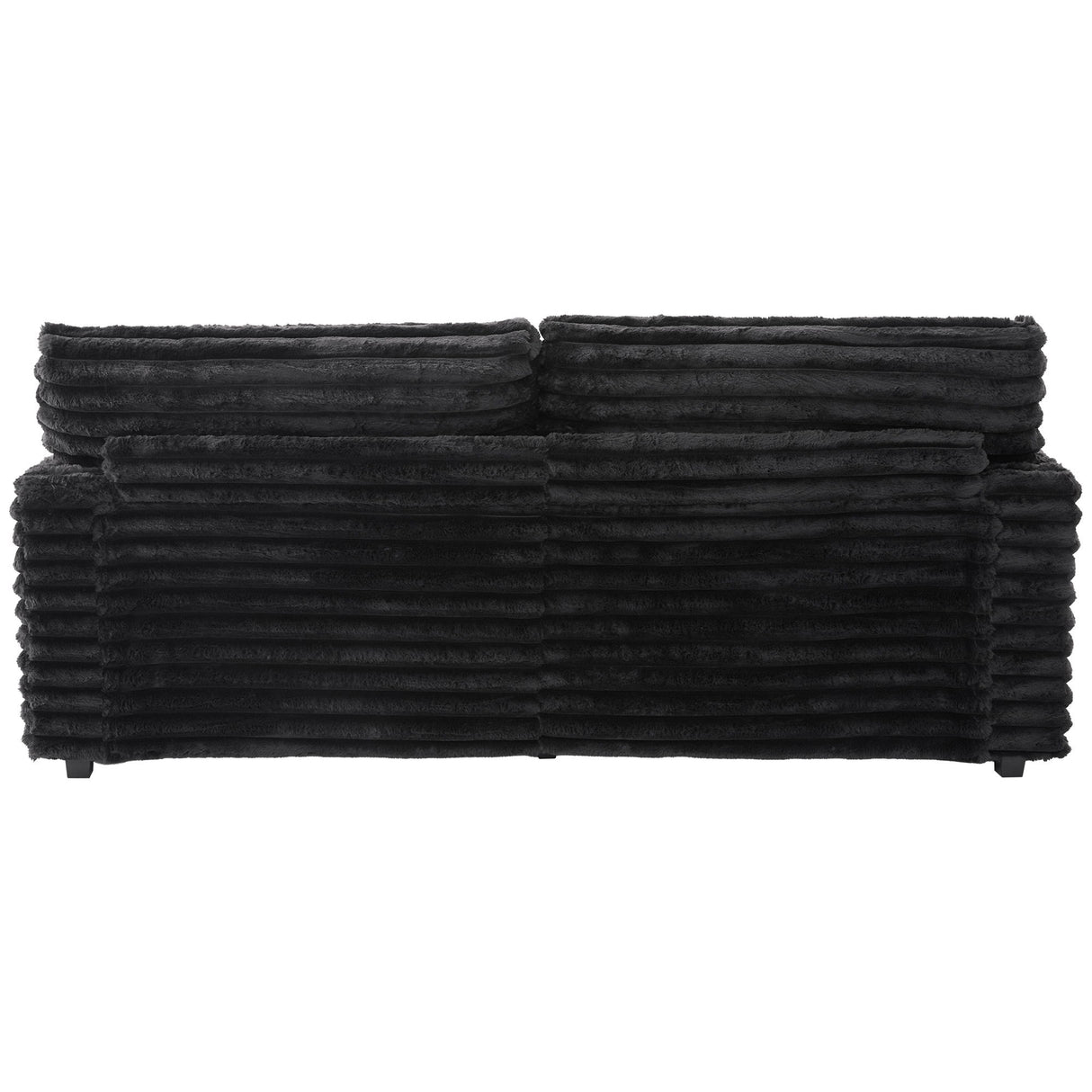Oversized Double Chaise Lounge Sofa Bed With USB Ports And Cup Holders
