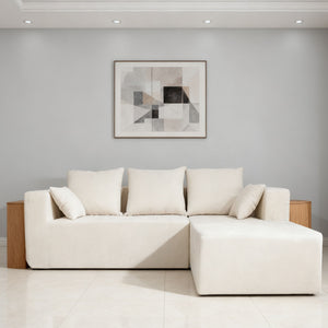 Modular Corner Sofa With Soft Fabric