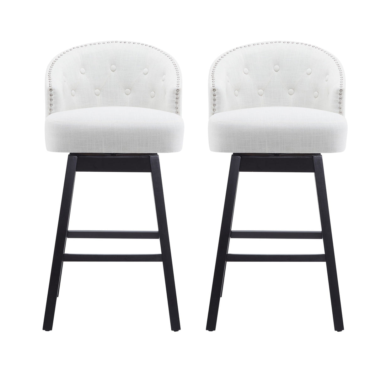 360 Degree Rotation Swivel Counter Stools (Set of 2) - Best Buy Furniture