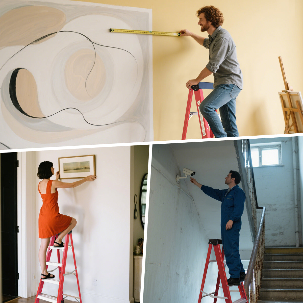 Fiberglass Ladder - Electrical Engineering Step Ladder