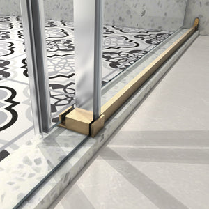 6076 Brushed Shower Door