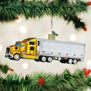 Semi Truck Ornament