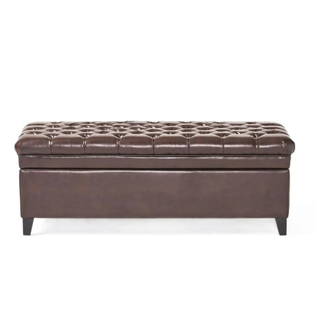 Juliana - Storage Ottoman With Birch Legs - Best Buy Furniture