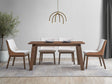 Ginny - 5 Piece With Side Chairs Dining Room Set - Walnut - Best Buy Furniture