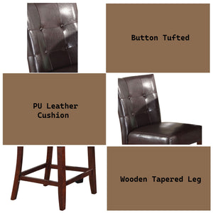 Britney - Counter Height Chair (Set of 2) - Espresso - Best Buy Furniture