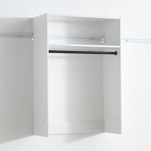 Devi - Wall Mounted Wood Closet System