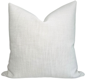 Outdoor Rough 'n Rowdy Woven Pillow Cover in Chalk