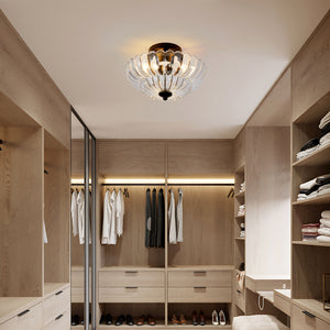 Smoky Semi Flush Mount Ceiling Light