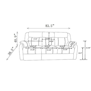 Sonet - Domino Reclining Sofas