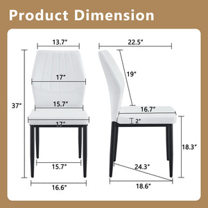 Dining Chairs With Shell Pattern, Comfort And Style