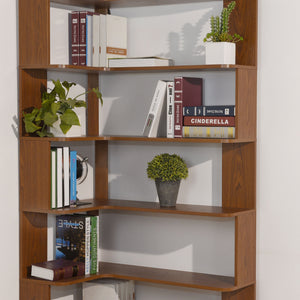 L-Shaped Corner Bookshelf