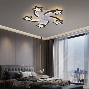 29 Inches Ceiling Fan with Lights Remote Control Dimmable LED