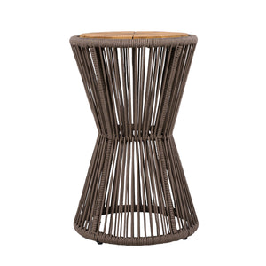 Outdoor Side Table, Dark