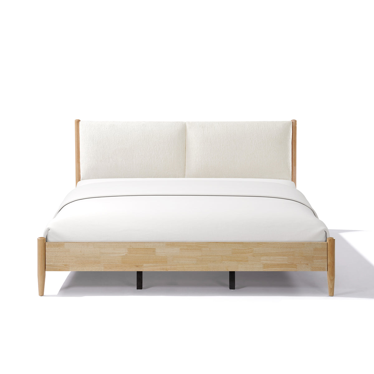 King Natural Wood Bed Frame