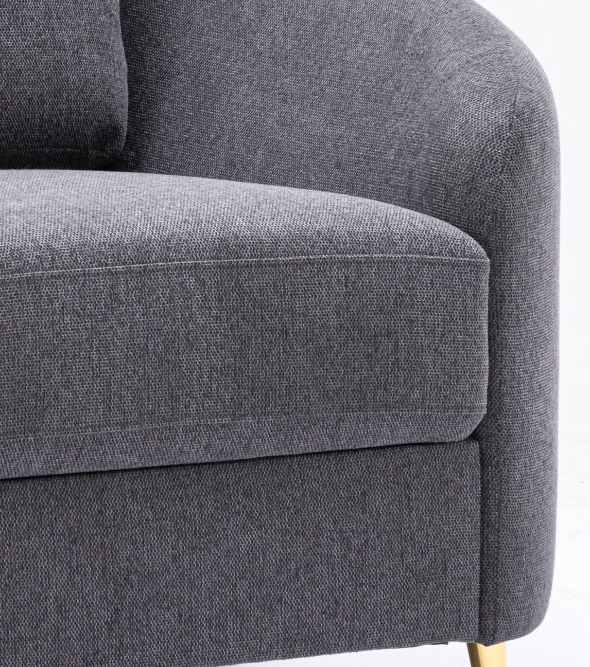 Yuina - Linen Chair - Gray - Best Buy Furniture