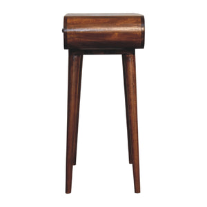 Solid Wood Mini Round Chestnut Fold Vanity