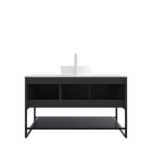 Tulio 48" Bathroom Vanity with Sink and Storage Cabinet
