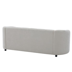 Mirelle 80 In. Modern Curved Chenille Sofa Couch