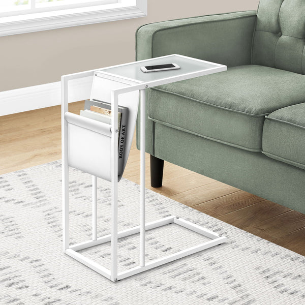 Accent Table, C - Shaped, Contemporary And Modern - White - Best Buy Furniture