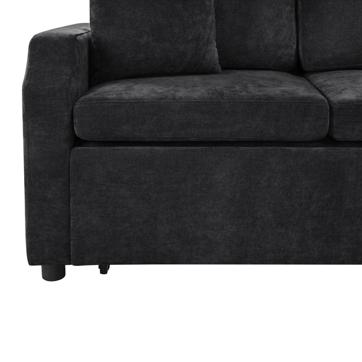 Modern L Shaped Sectional Sofa Bed With Hidden Storage Upholstery