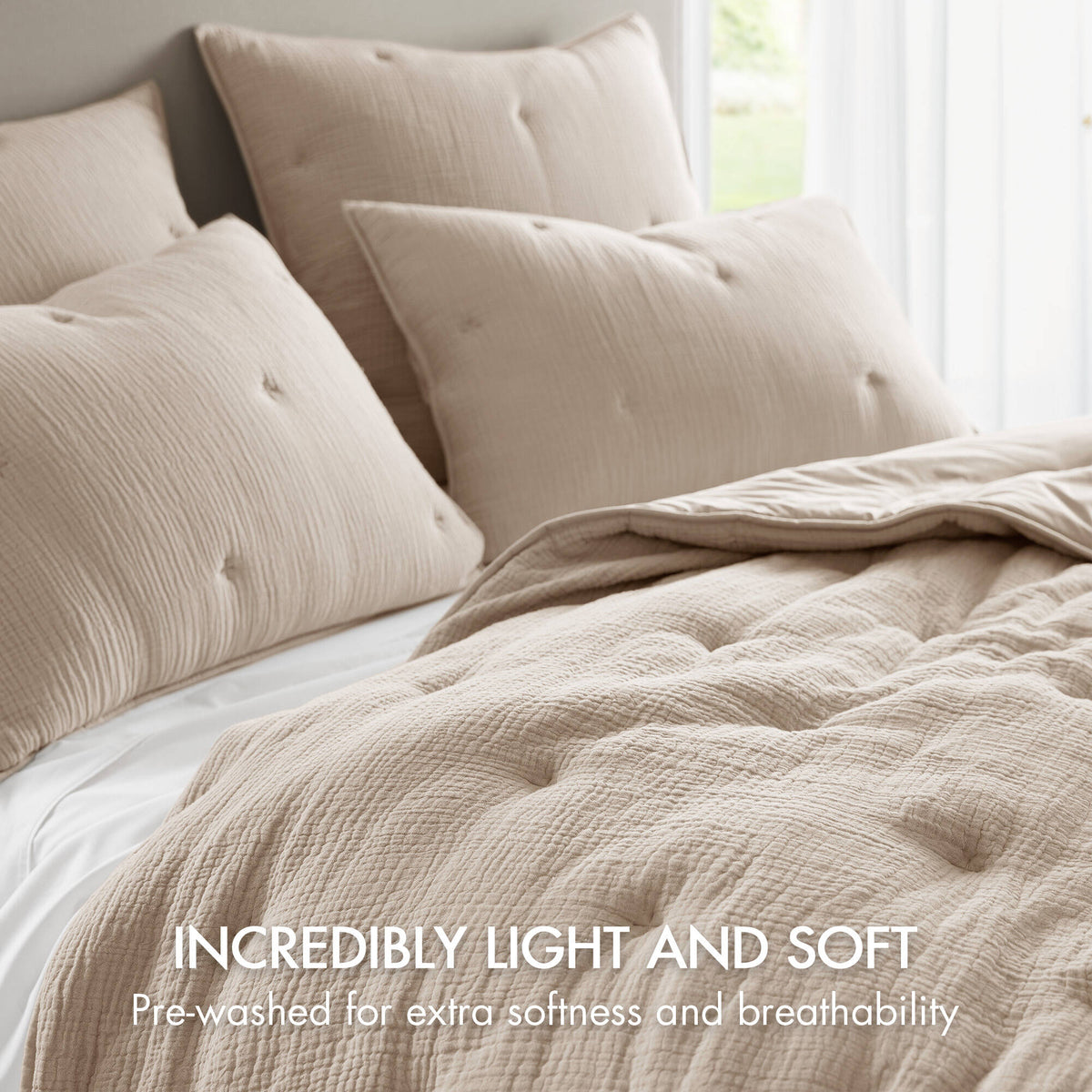 3-Piece Full/Queen Cotton Embroidered Quilt Set