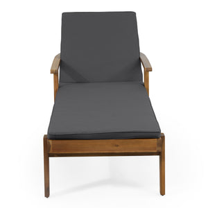 Jason Chaise Lounge Adjustable Acacia Wood Outdoor Furniture