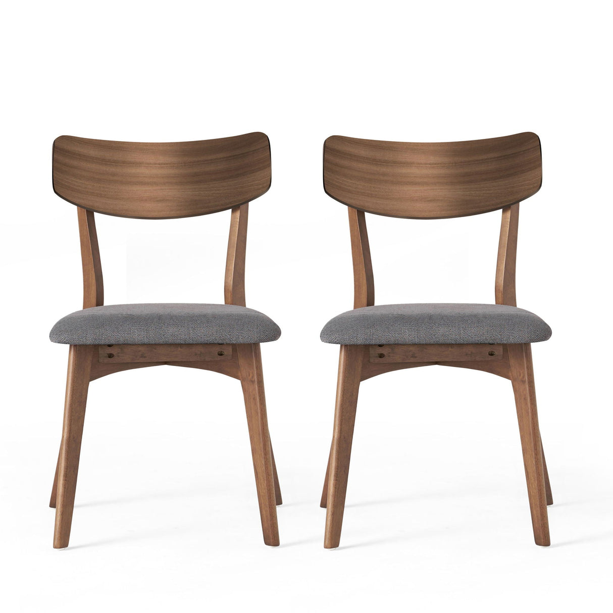 Mid Century Upholstered Dining Chairs (Set of 2) - Best Buy Furniture
