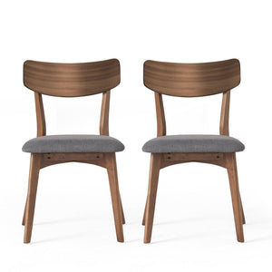 Mid Century Upholstered Dining Chairs (Set of 2) - Best Buy Furniture