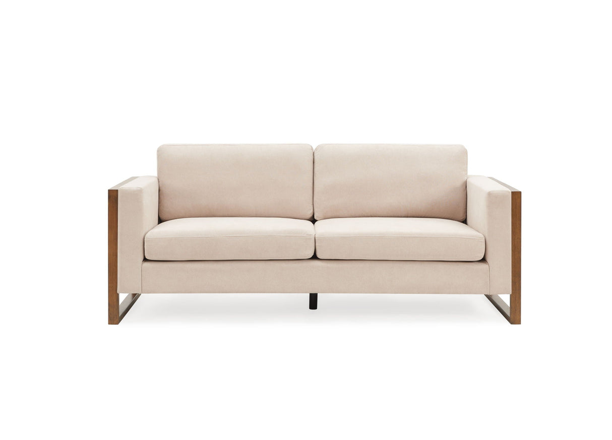 Modern Sofa With Solid Wood Legs, 3 Seater - Best Buy Furniture