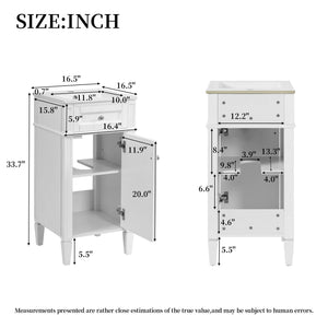 French Style Bathroom Vanity With Sink