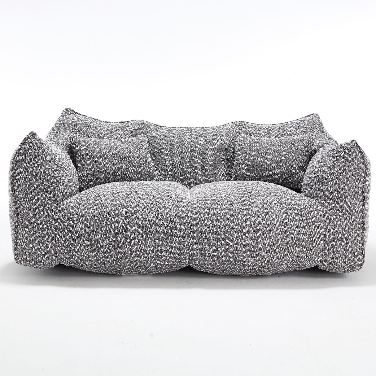 Comfortable Dual Beanbag Chair With High Resilience Foam Core For 2 People